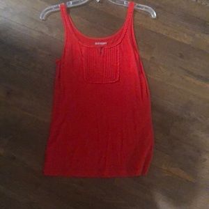 Old navy red tank top